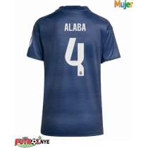 Camiseta Real Madrid David Alaba #4 Visitante Equipación para mujer 2025-26 manga corta